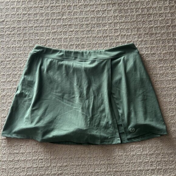 PINK Victoria’s Secret Wrap Skort Skirt Womens XXL Green Tennis Golf Activewear - Picture 1 of 7